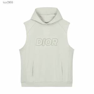 Dior專櫃迪奧2023SS新款刺繡連帽背心 男女同款 tzy2935