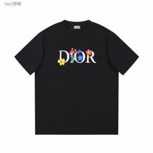 Dior專櫃迪奧2023SS新款印花T恤 男女同款 tzy2936