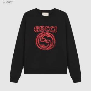Gucci古奇專櫃古馳2023FW新款印花圓領衛衣 男女同款 tzy3067