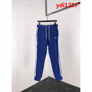 BALENCIAGA巴黎世家 18ss秋冬新款 字母小logo 純棉男款休閒褲 藍色 ydi1257