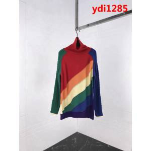 BURBERRY巴寶莉 18ss走秀款 彩虹拼接毛衣 情侶款 ydi1285
