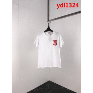 BURBERRY巴寶莉 新款限量 純棉白色男款短袖 情侶款 ydi1324