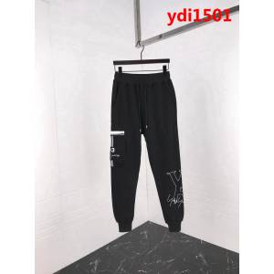 Y-3山本耀司 2018年秋季新款 褲腿品牌LOGO 微跨休閒褲 ydi1501