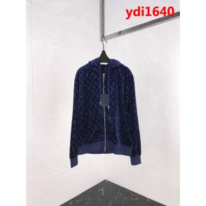 LV路易威登 18ss新款 經典暗紋老花logo提花圖案 男款絲絨套裝 ydi1640