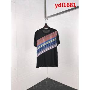 FENDI芬迪 19ss早春新款 FF彩色拼LOGO印花 男款短袖T-shirt ydi1681