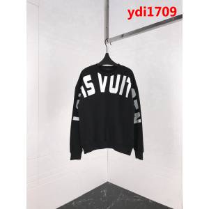 LV路易威登 18FW秋冬新款 插肩logo印花 純棉衛衣 情侶款 ydi1709
