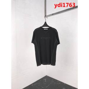 GVC紀梵希 19早春新款 暗紋爆裂做舊印花 短袖T-shirt 男女同款 ydi1763