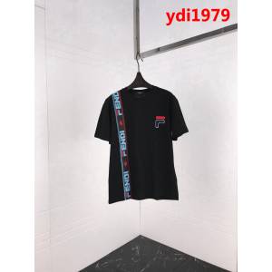 FENDI芬迪 19ss春夏新款 字母刺繡 純棉短袖 男女同款 ydi1979