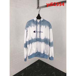 ChamPion冠軍 18ss秋冬新款衛衣 紮染漸變色 刺繡小logo 絲光混紡面料  情侶款 ydi2354