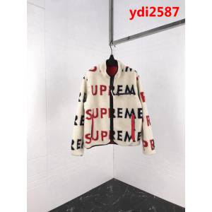 SUPREME 18FW 雙面穿 定制提花羊羔絨 男款棉服 ydi2587