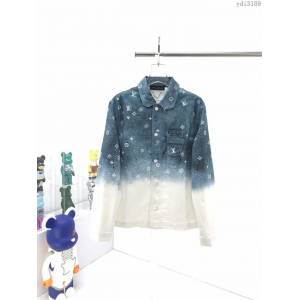 LV男裝 2020秋冬新款 LV星空漸變牛仔外套 寬鬆版型  ydi3189