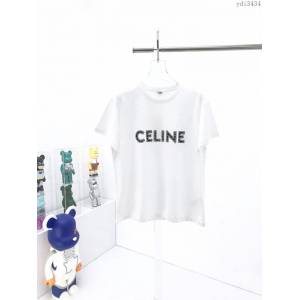 CELINE男裝 賽琳20SS膠囊系列柳丁裝飾短袖 寬鬆版型  ydi3434